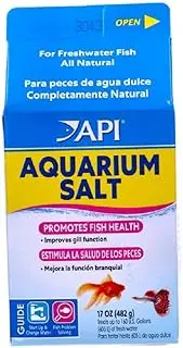 API Aquarium Salt for Freshwater, Black, 16 oz