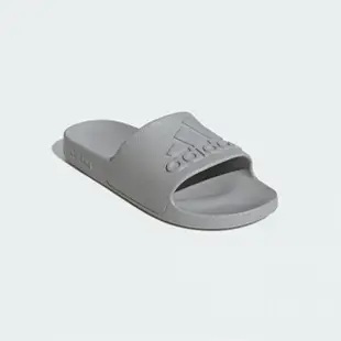 【adidas 愛迪達】拖鞋 男鞋 女鞋 運動 ADILETTE AQUA 灰 IF6068