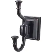 Top Knobs STK2 Bronze Stratton Collection Double Robe Hook