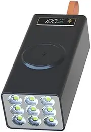 Aswalling Solder-Free DIY Portable Power Box, 21x18650 Battery Storage, 5V with USB Type C Output(B)