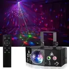LED Stage Strobe Lighting Party Disco Ball Light Support DMX512/Sound Activated