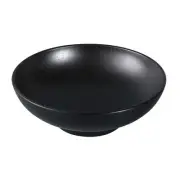 Yanco China BP-3009 Black Pearl Asian Style Melamine 48 oz. Noodle Bowl - 2 Doz