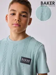 Baker by Ted Baker 'T' Textured T-Shirt (F35743) | $42 - $51