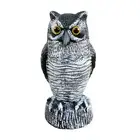 Owl Decoy to Scare Birds Away Fake Owl Scarecrows Pigeon Deterrent Garden Decor