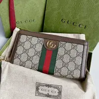 在飛比找樂天市場購物網優惠-美國百分百【全新正品】GUCCI Ophidia系列 長夾 