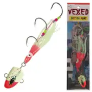 Vexed Bottom Meat Hybrid Jig / Bait Rig 40g Lumo Pinkhead
