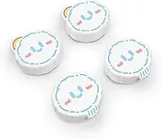 PlayVital Thumb Grips for Nintendo Switch, Thumb Grips Covers for Nintendo Switch Lite, Joystick Covers for Switch OLED, Thumbstick Caps Analog Cover for Switch - Rainbow Clouds & Rainy Clouds