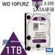 昌運監視器 WD10PURZ WD紫標 1TB 3.5吋 監控專用(系統)硬碟 (10折)