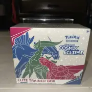 Sealed Pokemon Sun & Moon Cosmic Eclipse Elite Trainer Box with Case