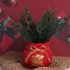 New Year Pine Branches Christmas Tree Accessories Green Leaf Artificial Plants