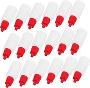 PLAFOPE 50pcs Dropper Bottles: Small Essential Oil Bottles Plastic Refillable Containers Portable Travel Size For Liquid Dispensing And Storage