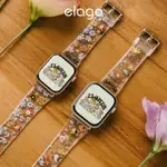 【ELAGO】APPLE WATCH BT21小花系列透明錶帶