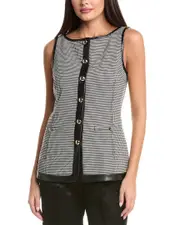 SIMKHAI Cressida Button Top