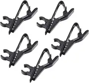 UPKOCH 10Pcs Iron Clip Lapel Tie Clip for Microphone Durable Mini Lavalier Mic Holder for Voice Recording Video Conferencing Online Karaoke and Podium Use