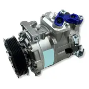AC Compressor For 2006-2007 Audi A3 6 Grooves on Pulley Clutch With Seal Ring
