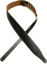 Levy's DM17 Genuine Leather Guitar Strap - XL Black (3-pack) Bundle