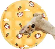 Pet Cooling Mat,Bunny Cooling Mat | Round Sleeping Cushion Portable Mat for Kittens Indoor Car Travel Small Animals Cats Pets Puppies