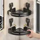 1PCS Organiser Storage Rack Corner Shower Caddy Self Adhesive Bathroom Shelf