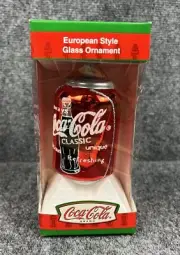 Coke, Coca Cola, European Style Glass Ornament, Kurt’s Adler