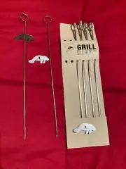 Manatee Meat grilling skewers - 12" Stainless Steel