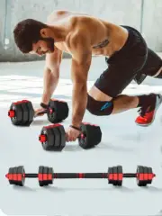 Fitness Master Adjustable Dumbbell Set Octagonal Anti-roll Dumbbell Barbell Fitn