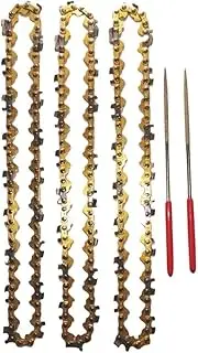 6-inch Mini Chainsaw Chain kits Electric Chainsaws 043"Gauge 36DL Electroplated Coating Saw Chains for Pruning Tool