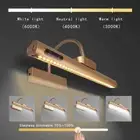 Led Rechargeable Wall Lamp Remote Control 3color Dimming Bathroom Mirror Light