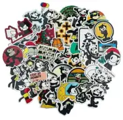 Felix The Cat Cartoon Themed Set of 44 Assorted Stickers Decal Set