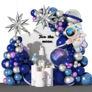 Amandir135pcs Space Balloon Garland Arch Kit Outer Space Birthday Decorations...