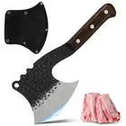 Meat Bone Cleaver Hand Forged Meat Cleaver Bone Chopper Full Tang·{