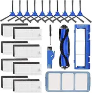 [Wingsflying] Replacement Parts Accessories Kit for Eufy RoboVac 11S, 15C, 30, 30C, 12, 35C Vacuum Filters, 10 Side Brushes, 8 Filter, 1 Pre Filter, 1 Roller Brush Guard