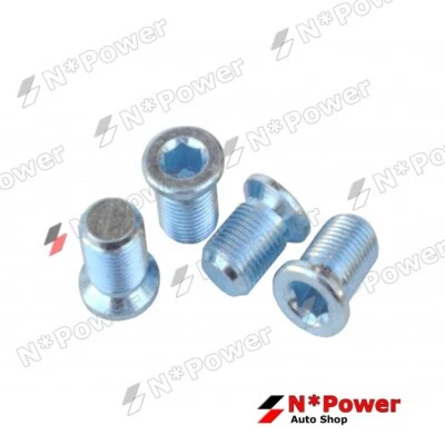 Spark plug blanking plug x4 for NISSAN CA20E CA20S Z20 Z22 Z24 NAVARA PATHFINDER (for: Nissan)