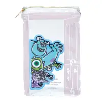 在飛比找momo購物網優惠-【SETO CRAFT】迪士尼 怪獸電力公司 刺繡透明收納包