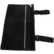Transport Wheelchair Lightweight Foldable Hanging Bag Detachable Armrest