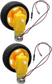 FELTECHELECTR 1set Dual Shaft Gear Reduction Motor Low Voltage Anti-Interference Electric Motor for Robots Smart Cars and Toys