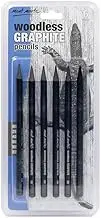 Mont Marte Woodless Graphite Pencils 6 Pieces Set