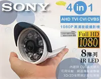 在飛比找松果購物優惠-昌運監視器 SONY鏡頭 四合一 AHD TVI CVI 類