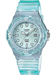 Casio Lady Diver Translucid Light Blue LRW-200HS-2EVEF Blue Plastic Womens Watch