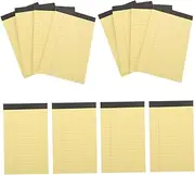 OFFSCH Minimalist Design Legal Pads 12 Small Ruled Note Pads for Office College School Supplies (50 Sheets)