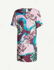 EMILIO PUCCI Floral-print Silk Mini Dress Size 10 BNWT