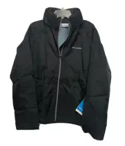 columbia woman switchback lll jacket XL black hooded Unlined Uninsulated