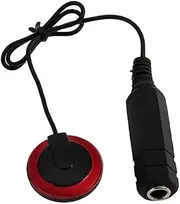 Kisangel 1 Set Portable Acoustic Guitar Pickup Durable Transducer Easy Self Adhesive Installation No Battery Required Excellent Sound Restoration for Guitar Play