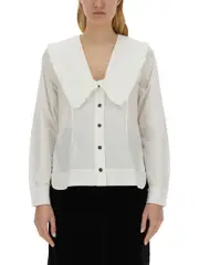 [Ganni] Ganni-Peter Pan Collar Shirt-Donna 34