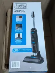 Black & Decker BXUVXA01 120V Li-Ion Cordless Multi-Surface Vacuum & Wash Duo NIB