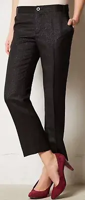 Cartonnier Sparkled Lou Trousers Pants Various Sizes Black NW ANTHROPOLOGIE Tag