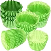 Alipis 1000Pcs St Patrick's Day Mini Cupcake Liners Greaseproof Baking Cups for Weddings Birthdays Showers Themed Celebrations Safe Sturdy Dessert Wrapper