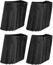 [Cabilock] 4Pcs Ladder Feet Covers Rubber Ladder Replacement Step Ladder Feet Foot Mat Cushion Pads Ladder Accessories Black