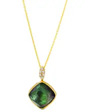 Le Vian 14K 5.46 ct. tw. Diamond & Quartz Random Cuts Pendant