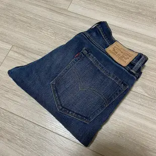 levis levi's 21517-0002 W34 L34 深藍合身刷色窄版牛仔褲 511 522 513