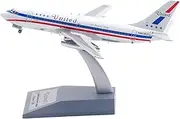 Pre-Built Model Aircraft 14CM Finished Alloy Airplane Replica 1/200 for United Airlines B737-200 N9016U Civilian Collectible Aircraft Miniature Airplane Model